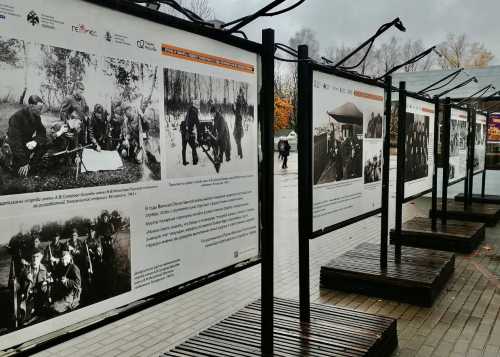 До 30 ноября 2025 года в Лианозовском парке можно посмотреть фотовыставку «Огонь и память. Подвиг пожарных в годы ВОВ».