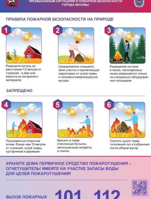 Предлагаем вам ознакомиться с правилами безопасности на природе